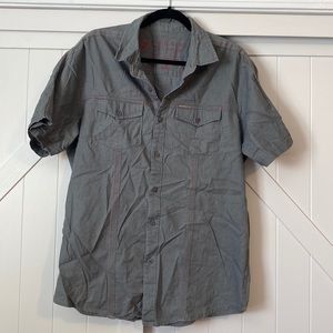 Marc Ecko Short Sleeve Button Down Collared Shirt